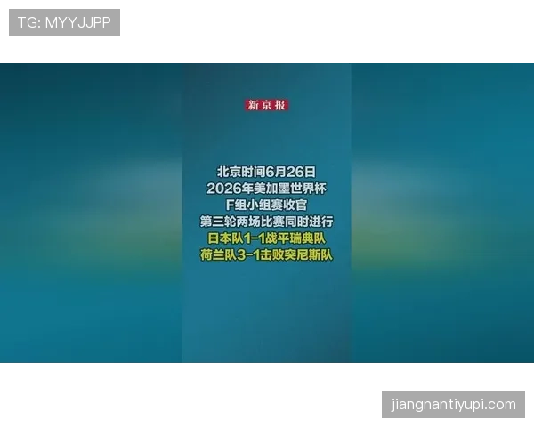 F组第一轮赛果回顾：荷兰平日本，瑞典大胜突尼斯
